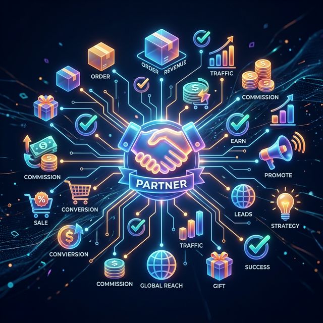 Affiliate marketing network ecosystem